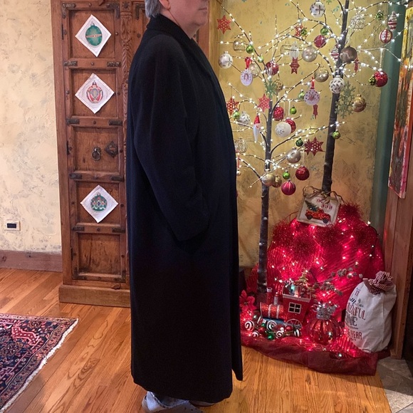 VTG Saks Fifth Avenue Cashmere Regency Collection Men’s Unisex top coat trench - Picture 14 of 14